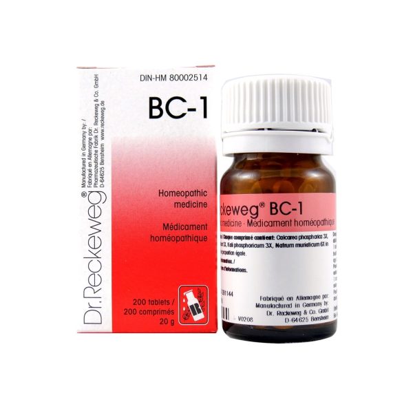 Dr. Reckeweg BC-1 | AL-HAKIM Homeopathic Center Ltd. 670 Highway 7 E, Unit #30. Richmond Hill L4B 3P2 Tel. +1(647) 673-4242