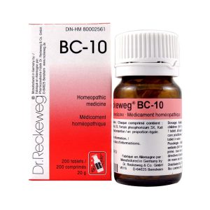 Dr. Reckeweg BC-10 | AL-HAKIM Homeopathic Center Ltd. 670 Highway 7 E, Unit #30. Richmond Hill L4B 3P2 Tel. +1(647) 673-4242