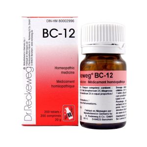 Dr. Reckeweg BC-12 | AL-HAKIM Homeopathic Center Ltd. 670 Highway 7 E, Unit #30. Richmond Hill L4B 3P2 Tel. +1(647) 673-4242