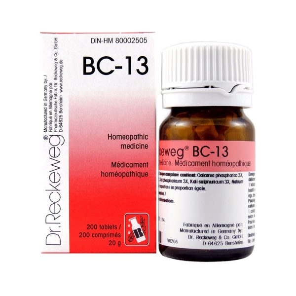Dr. Reckeweg BC-13 | AL-HAKIM Homeopathic Center Ltd. 670 Highway 7 E, Unit #30. Richmond Hill L4B 3P2 Tel. +1(647) 673-4242