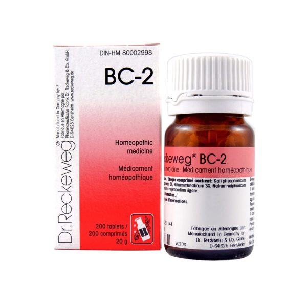 Dr. Reckeweg BC-2 | AL-HAKIM Homeopathic Center Ltd. 670 Highway 7 E, Unit #30. Richmond Hill L4B 3P2 Tel. +1(647) 673-4242