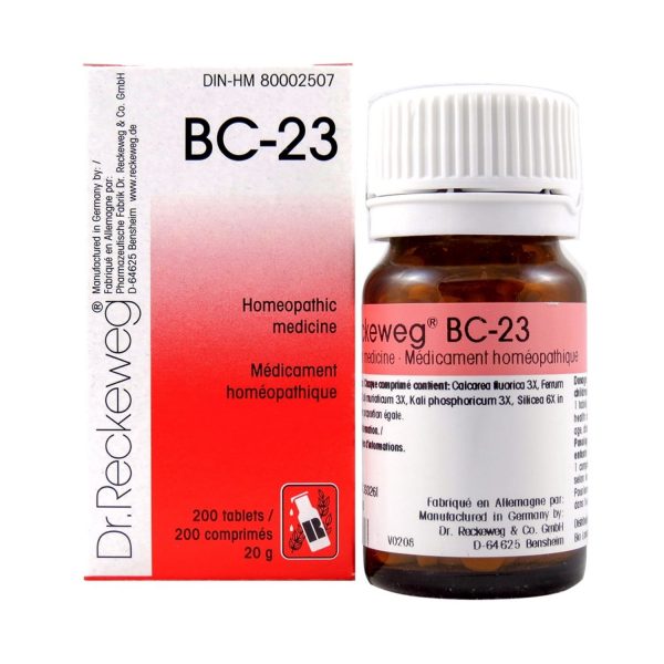Dr. Reckeweg BC-23 | AL-HAKIM Homeopathic Center Ltd. 670 Highway 7 E, Unit #30. Richmond Hill L4B 3P2 Tel. +1(647) 673-4242