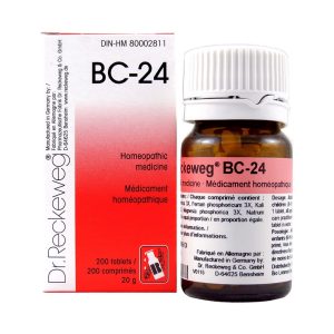 Dr. Reckeweg BC-24 | AL-HAKIM Homeopathic Center Ltd. 670 Highway 7 E, Unit #30. Richmond Hill L4B 3P2 Tel. +1(647) 673-4242
