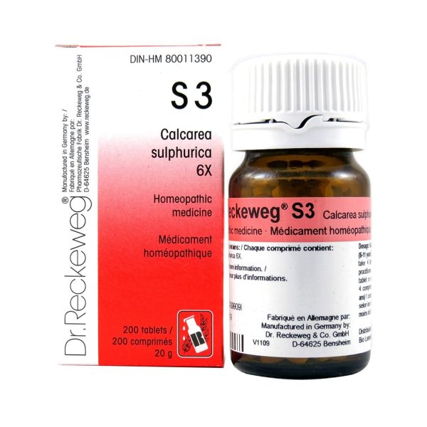 Dr. Reckeweg S3 | AL-HAKIM Homeopathic Center Ltd. 670 Highway 7 E, Unit #30. Richmond Hill L4B 3P2 Tel. +1(647) 673-4242