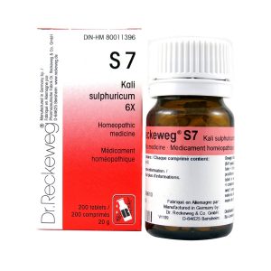 Dr. Reckeweg S7 | AL-HAKIM Homeopathic Center Ltd. 670 Highway 7 E, Unit #30. Richmond Hill L4B 3P2 Tel. +1(647) 673-4242
